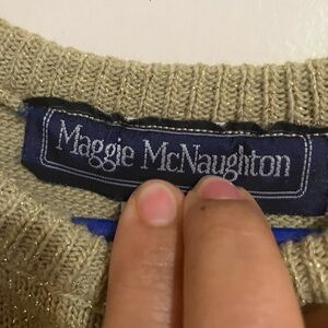 Women's Gold Sweater